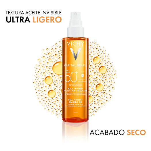 Capital Soleil Aceite invisible Cell Protect FPS 50+ 200ml Textura Aceite, , large image number 2