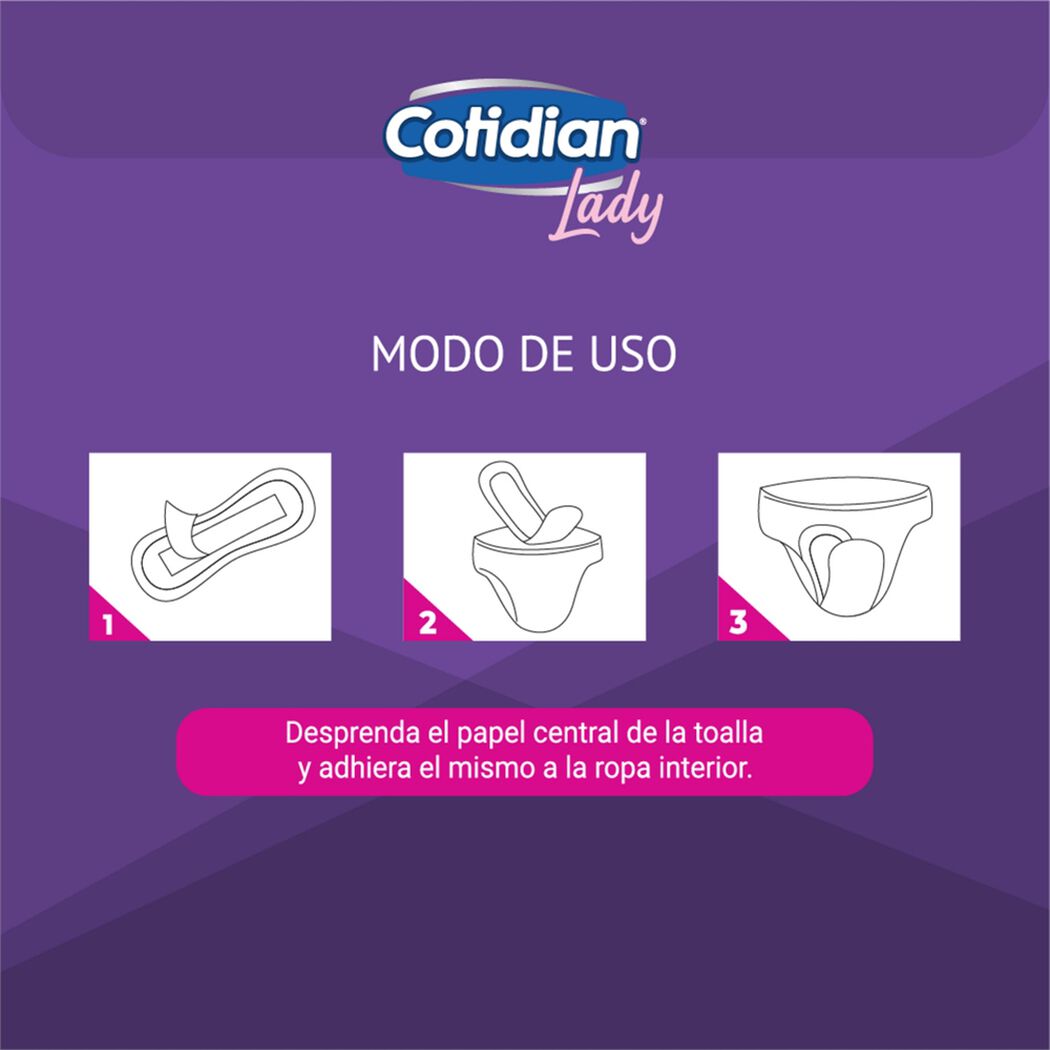 Toalla Super Cotidian Lady 28Un, , large image number 3