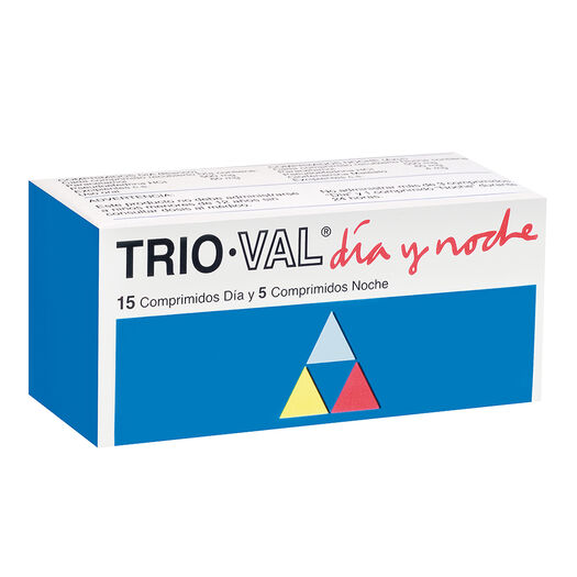 Trioval Dia-Noche x 20 Comprimidos Recubiertos, , large image number 0