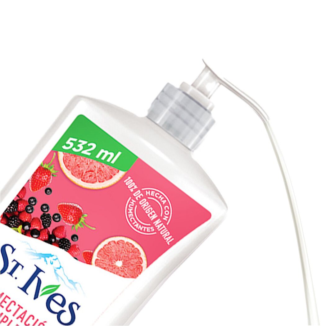 Crema Frutos Rojos y Vitamina C St Ives 532 Ml, , large image number 2