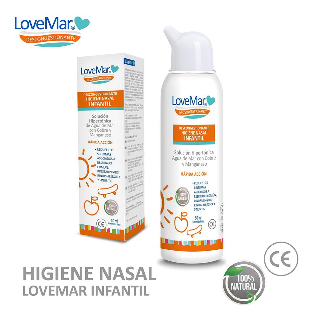 Higiene Nasal Lovemar Infantil Spra.50Ml, , large image number 0