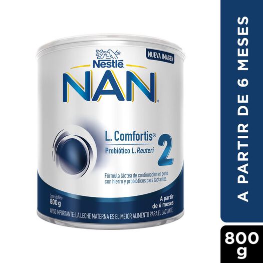 Fórmula Infantil Nan 2 L Comfortis 800 g, , large image number 0