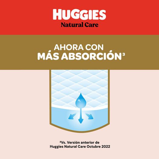 Pañales Huggies Natural Care XXG 56 un, , large image number 2