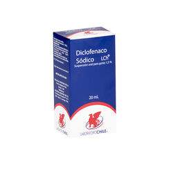 Diclofenaco Sodico 1.5 % x 20 ml Suspensión Oral para Gotas CHILE