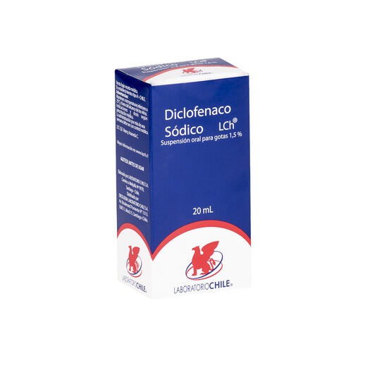 Diclofenaco Sodico 1.5 % x 20 ml Suspensión Oral para Gotas CHILE, , large image number 0
