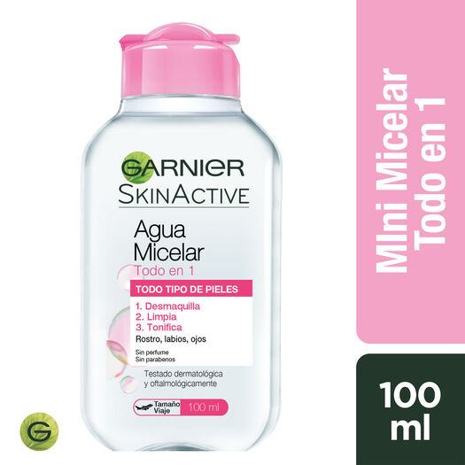 Garnier Loción Mini Micelar x 100 mL, , large image number 0