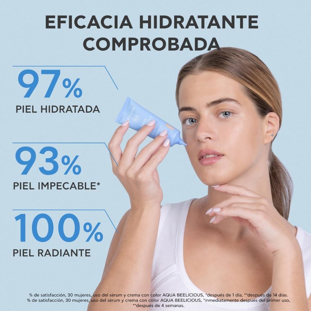 Crema Hidratante con Color SPF30 Aqua Beelicious 40ml Apivita, , large image number 2