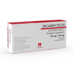 Dicasen 25/25Mg 10 Comprimidos