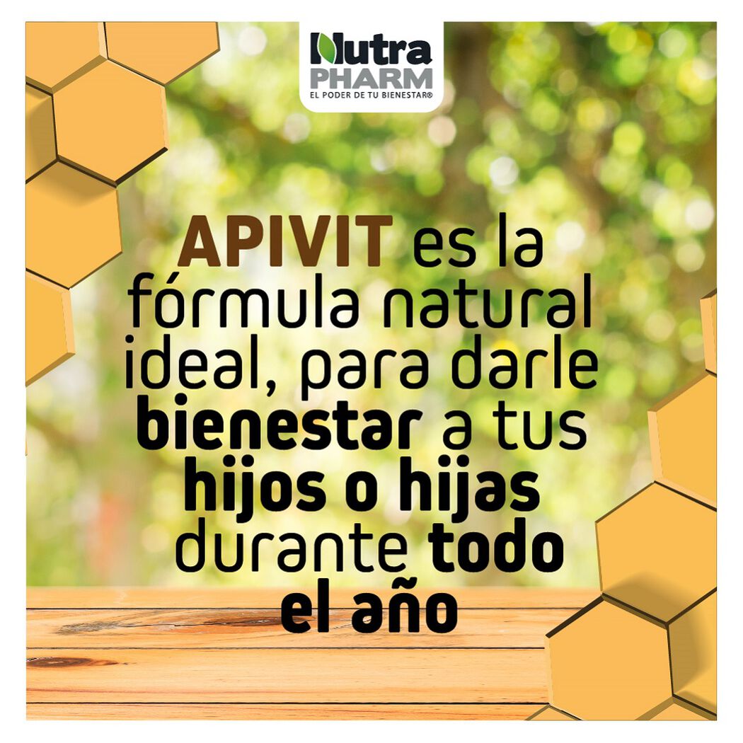 Apivit Infantil 30 Comp Masticables, , large image number 1