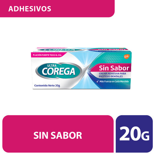 Corega Ultra Crema Sin Sabor x 20 g, , large image number 0