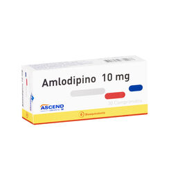 Amlodipino 10 mg x 30 Comprimidos ASCEND