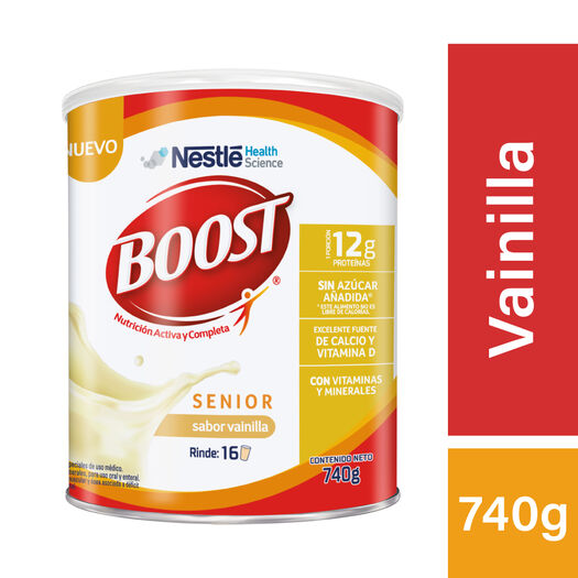 Alimento en Polvo Boost Senior Sabor Vainilla 740g , , large image number 0