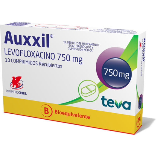Auxxil 750 mg  x 10 Comprimidos Recubiertos, , large image number 0