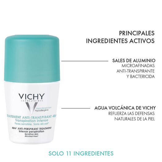 Desodorante Vichy Dermo-Tolerance Roll On 48h 50 mL, , large image number 2