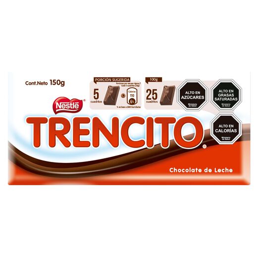 Trencito Chocolate De Leche x 150 g, , large image number 0