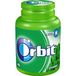 CHICLE ORBIT BOTELLA 14UN., PEPERMINT