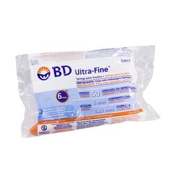 Jeringa De Insulina 50 UI x 10 Unidades