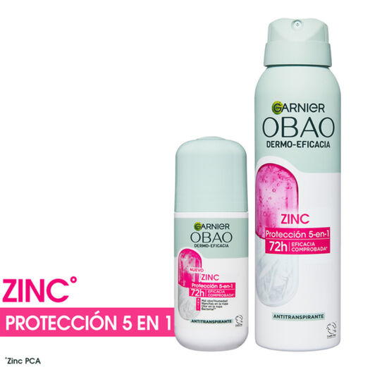Desodorante Garnier Obao Dermo Eficiencia Roll On Zinc 65 g, , large image number 3