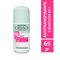 Desodorante Garnier Obao Dermo Eficiencia Roll On Zinc 65 g