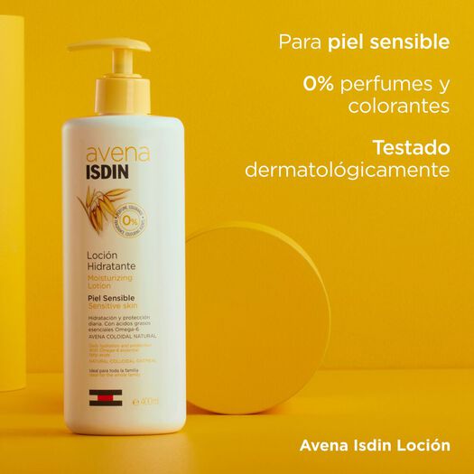 Isdin Loción Hidratante Avena Piel Sensible x 400 mL, , large image number 2