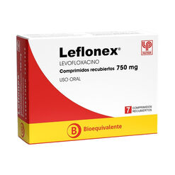 Leflonex 750 mg x 7 comprimidos recubiertos