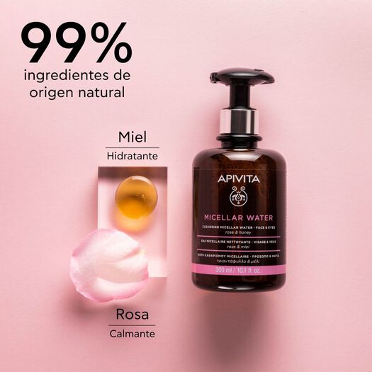 Agua Micelar Limpiadora 300ml Apivita, , large image number 2
