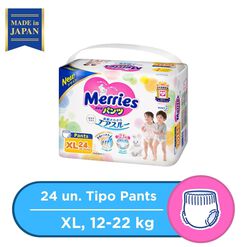 Pañal Merries Pants Premium, Xl 24un