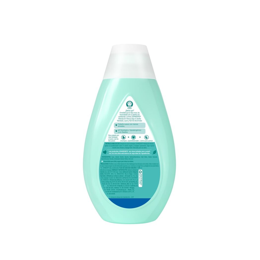 Acondicionador Johnsons Hidratación Intensa 400 mL, , large image number 3