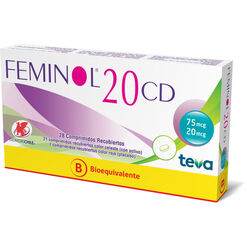 Feminol 20 CD x 28 Comprimidos Recubiertos