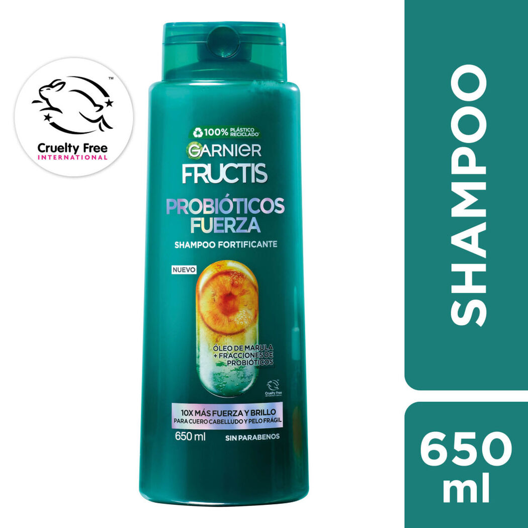 Shampoo Fructis Probioticos Fuerza 650Ml, , large image number 0