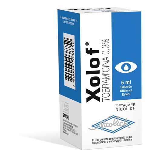 Xolof 0,3 % x 5 mL Solución Oftálmica, , large image number 0