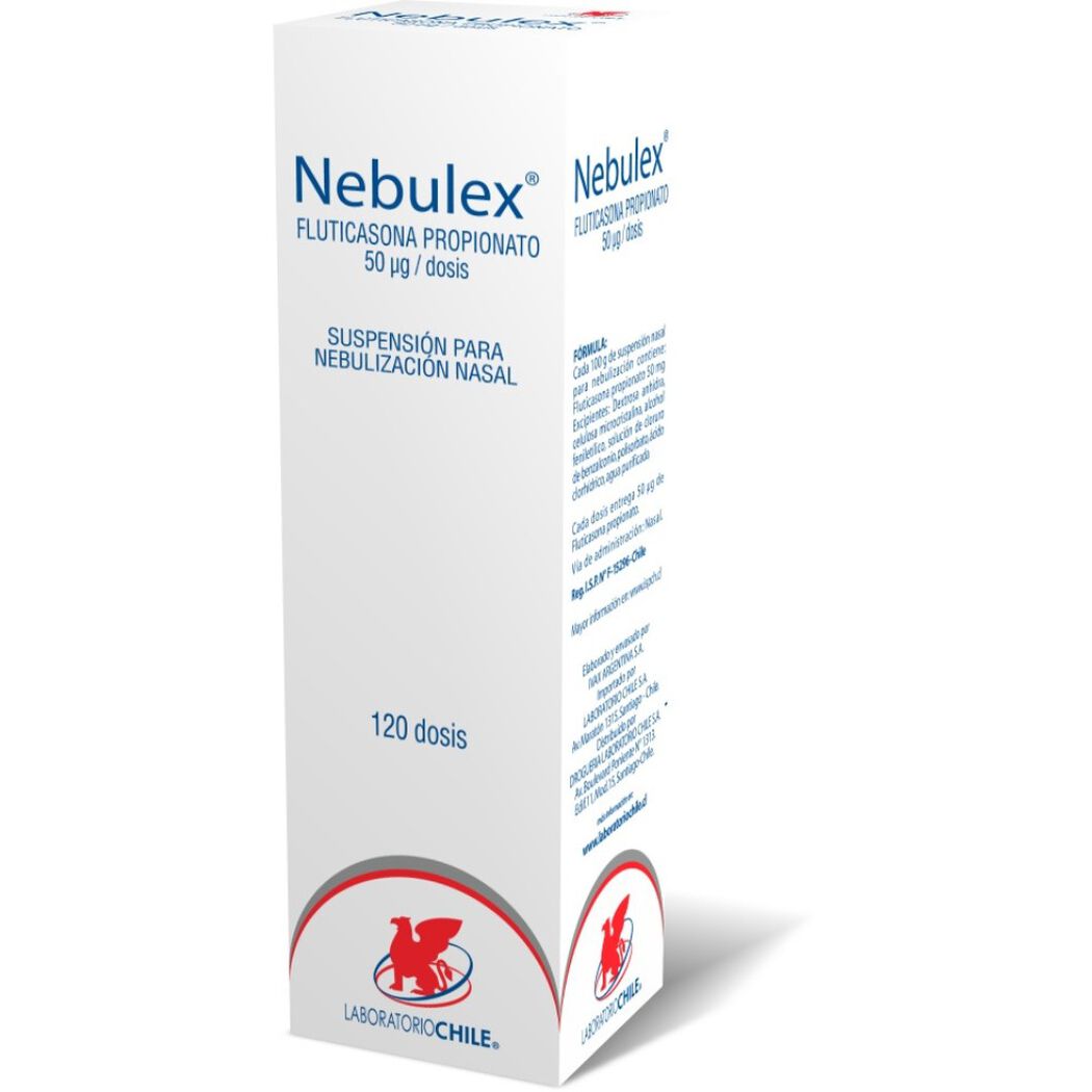 Nebulex 50 mcg/dosis x 120 Dosis Suspensión Para Nebulización Nasal , , large image number 0