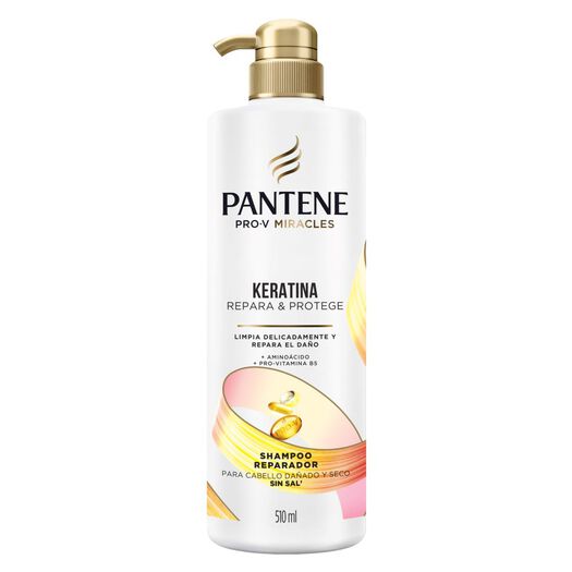 Shampoo Pantene Keratina 510 mL, , large image number 0