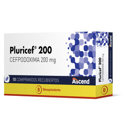 Pluricef 200 mg x 10 Comprimidos Recubiertos ASCEND