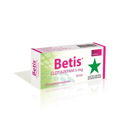 Betis 5 mg x 30 Comprimidos Recubiertos, , large image number 0