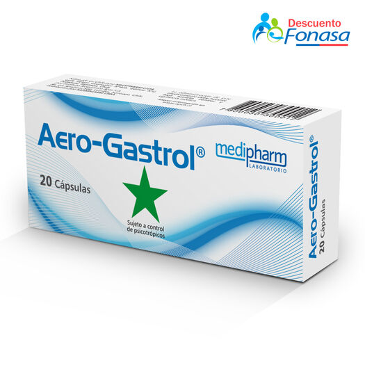 Aero Gastrol x 20 Capsulas, , large image number 0