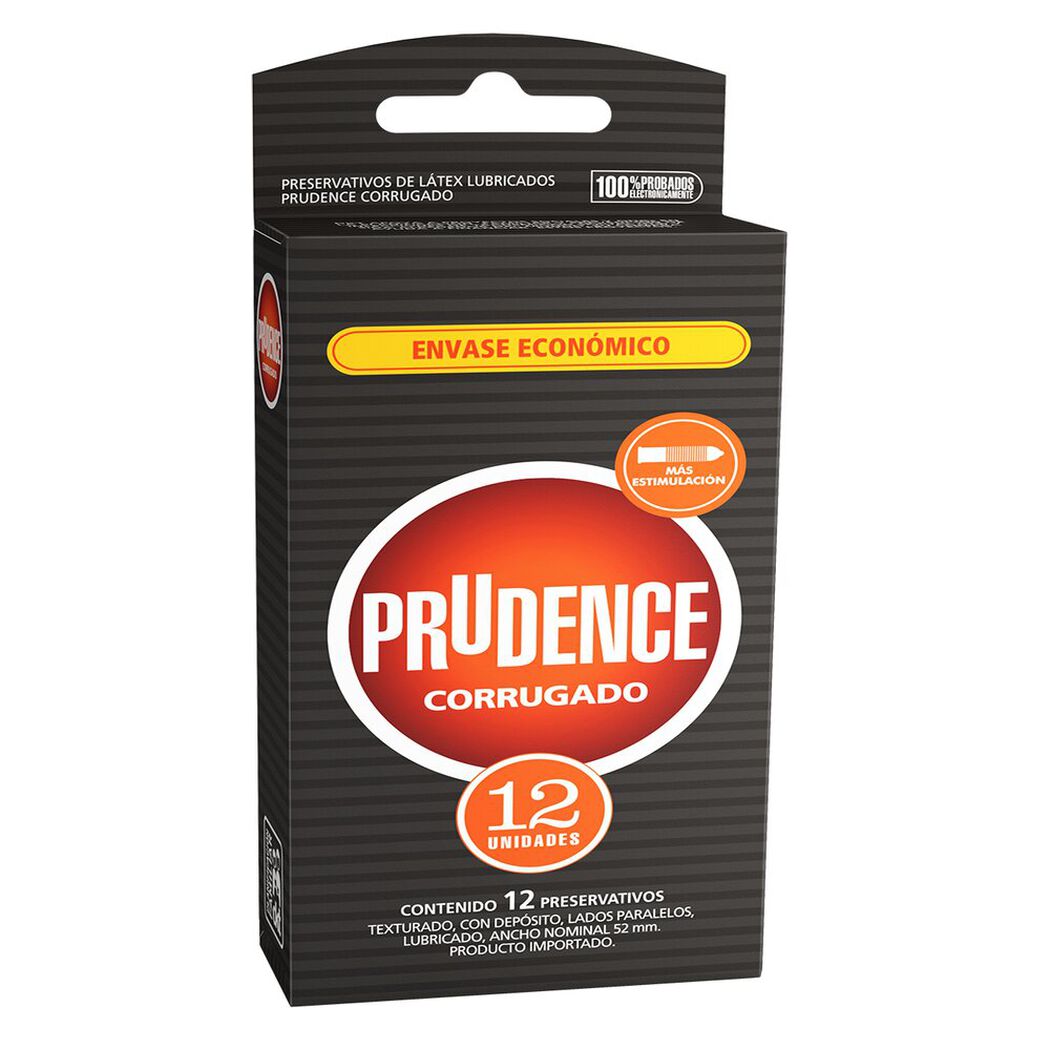 Preservativo Prudence Corrugado 12 un, , large image number 0