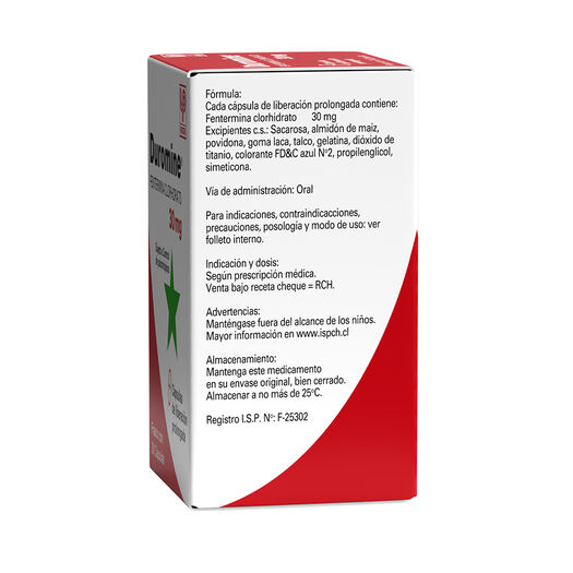 Duromine 30 mg x 30 Capsulas de Liberación Prolongada, , large image number 2