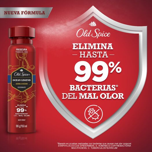 Desodorante Old Spice en Spray Ocean Legend 96 g, , large image number 1