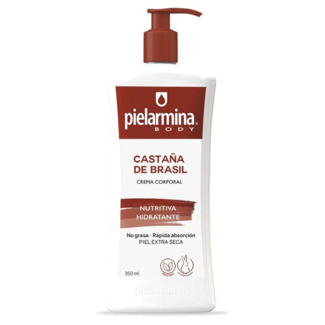 Pielarmina Body Crema Nutritiva Hidratante Con Casta&ntilde;a De Brasil x 350 mL, , large image number 0