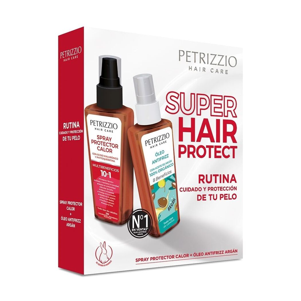 Set Super Hair Protect &Oacute;leo + Protector de calor, , large image number 0