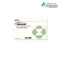 Janumet 50 mg/500 mg x 56 Comprimidos Recubiertos