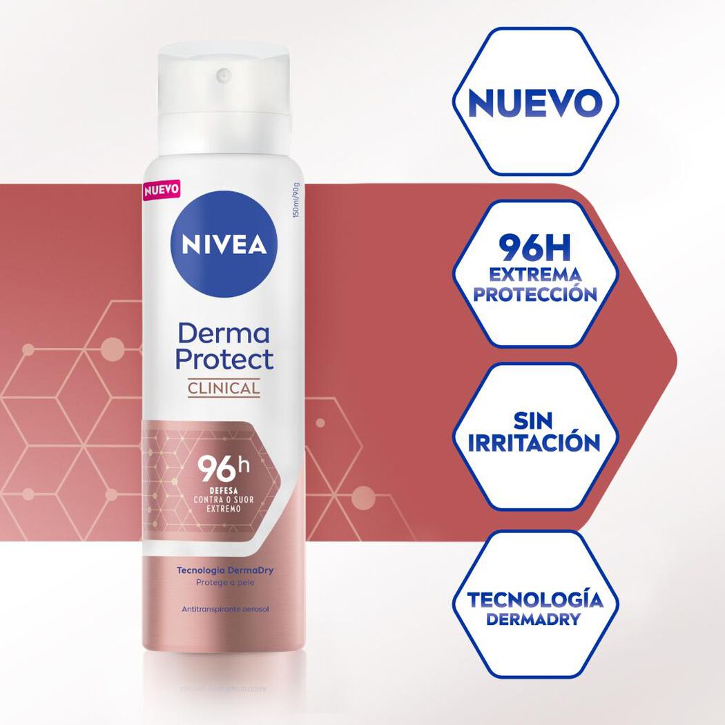NIVEA  Clinical Antitranspirante Spray femenino 150ml, , large image number 1