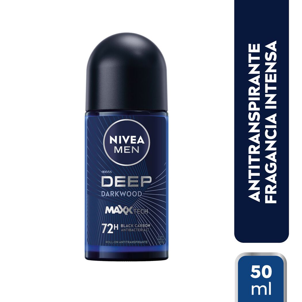 Desodorante Roll On Nivea Men Deep 50 ml, , large image number 0