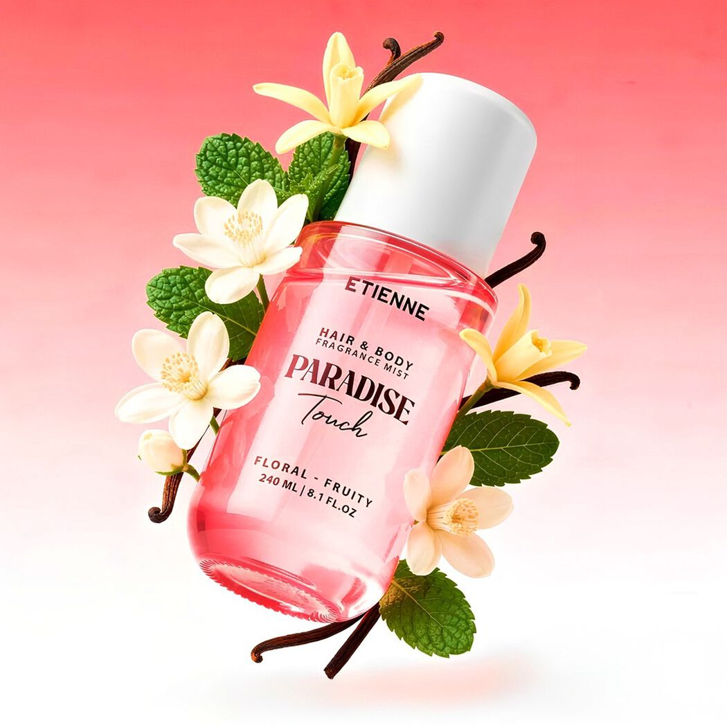 Touch Hair & Body Mist Fragancia Paradise 240 ml Etienne, , large image number 2