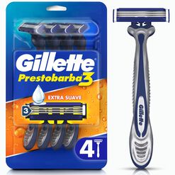 Máquina de Afeitar Gillete Prestobarba 3 4 un