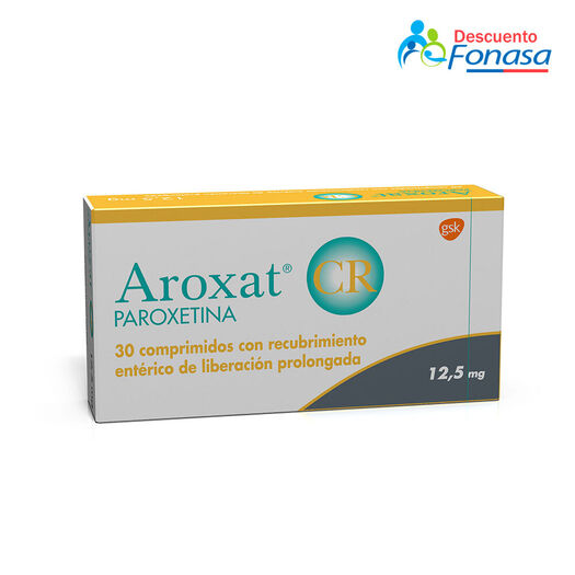 Aroxat CR 12,5 mg x 30 Comprimidos Con Recubrimiento Enterico De Liberacion Prolongada, , large image number 0