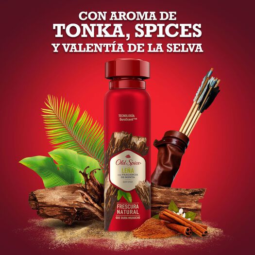 Old Spice Body Spray Hombre Leña x 150 mL, , large image number 1