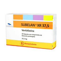 Subelan XR 37.5 mg x 30 Cápsulas con Comprimidos de Liberación Prolongada 