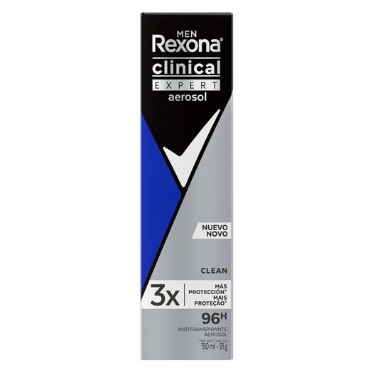 Desodorante Spray Rexona Clinical Clean 150Ml, , large image number 0